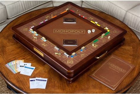 monopoly board wood|wood monopoly board game.